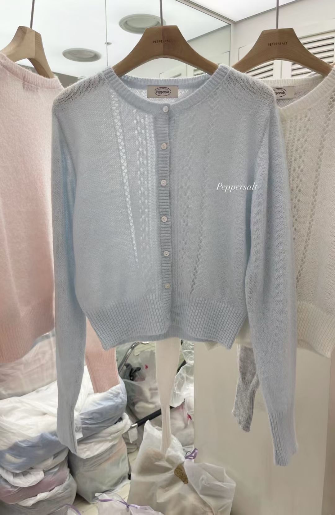 PEPPER 페페韓國東大門代購女裝新品推薦熱賣針織衫羊毛衫PEPPER-SEOUL針織衫圖色1