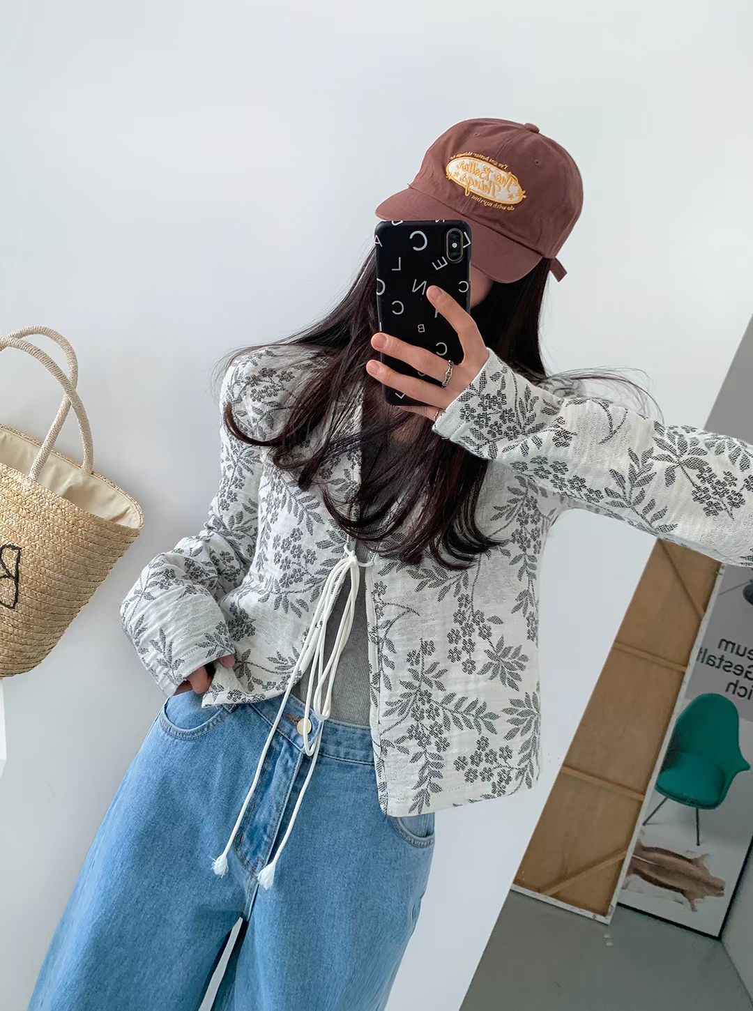 9nine韓國代購女士新款休閑時尚26春夏人氣職業熱賣真品夾克9nine夾克圖色1