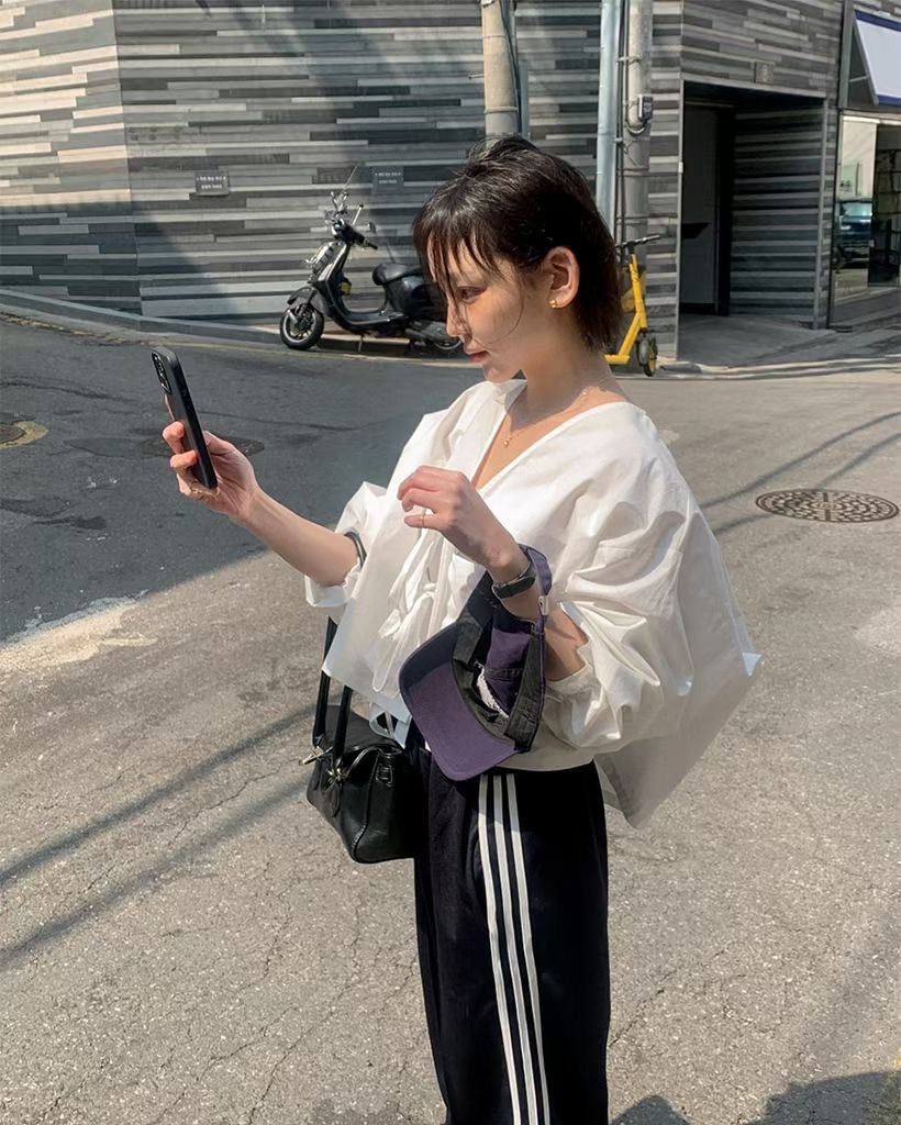 9nine東大門直郵女士新品時尚真品熱賣人氣職業襯衫蕾絲衫9nine襯衫/蕾絲衫