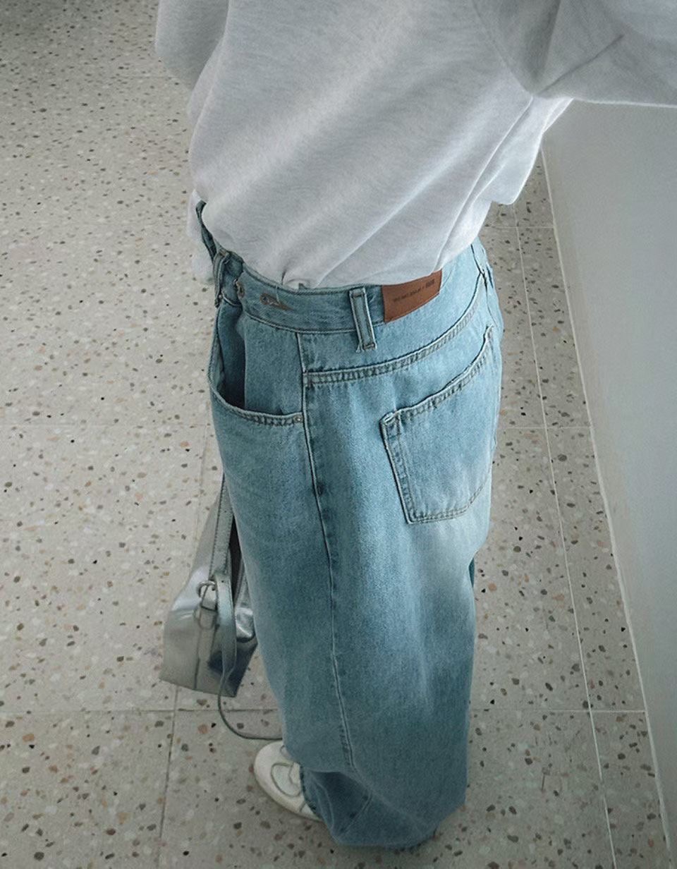 L V C韓國代購女裝新品休閑職業時尚推薦熱賣26春夏牛仔褲L_V_C牛仔褲