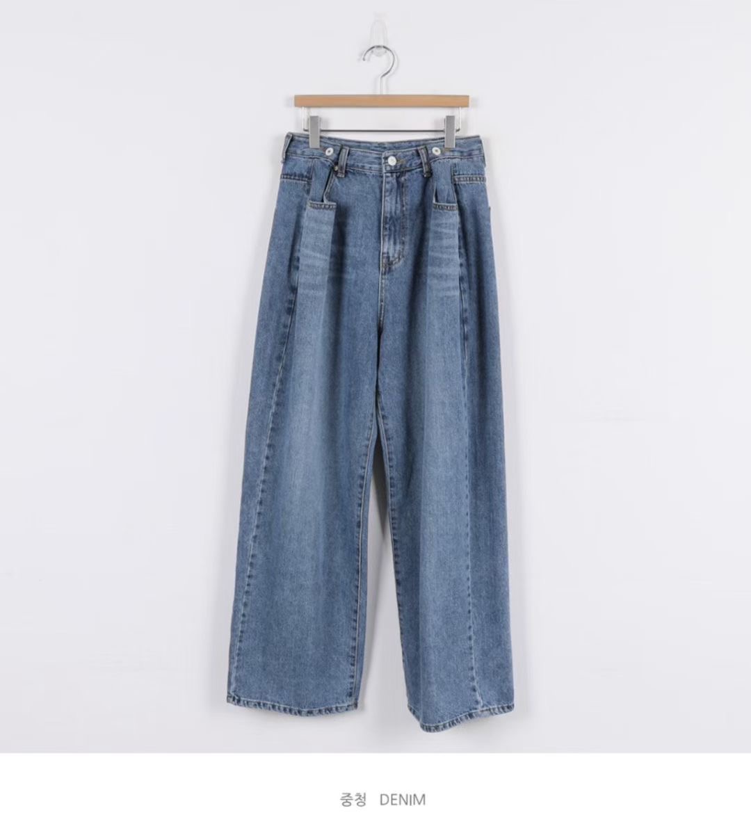 L V C韓國代購女裝新品休閑職業時尚推薦熱賣26春夏牛仔褲L_V_C牛仔褲圖色2