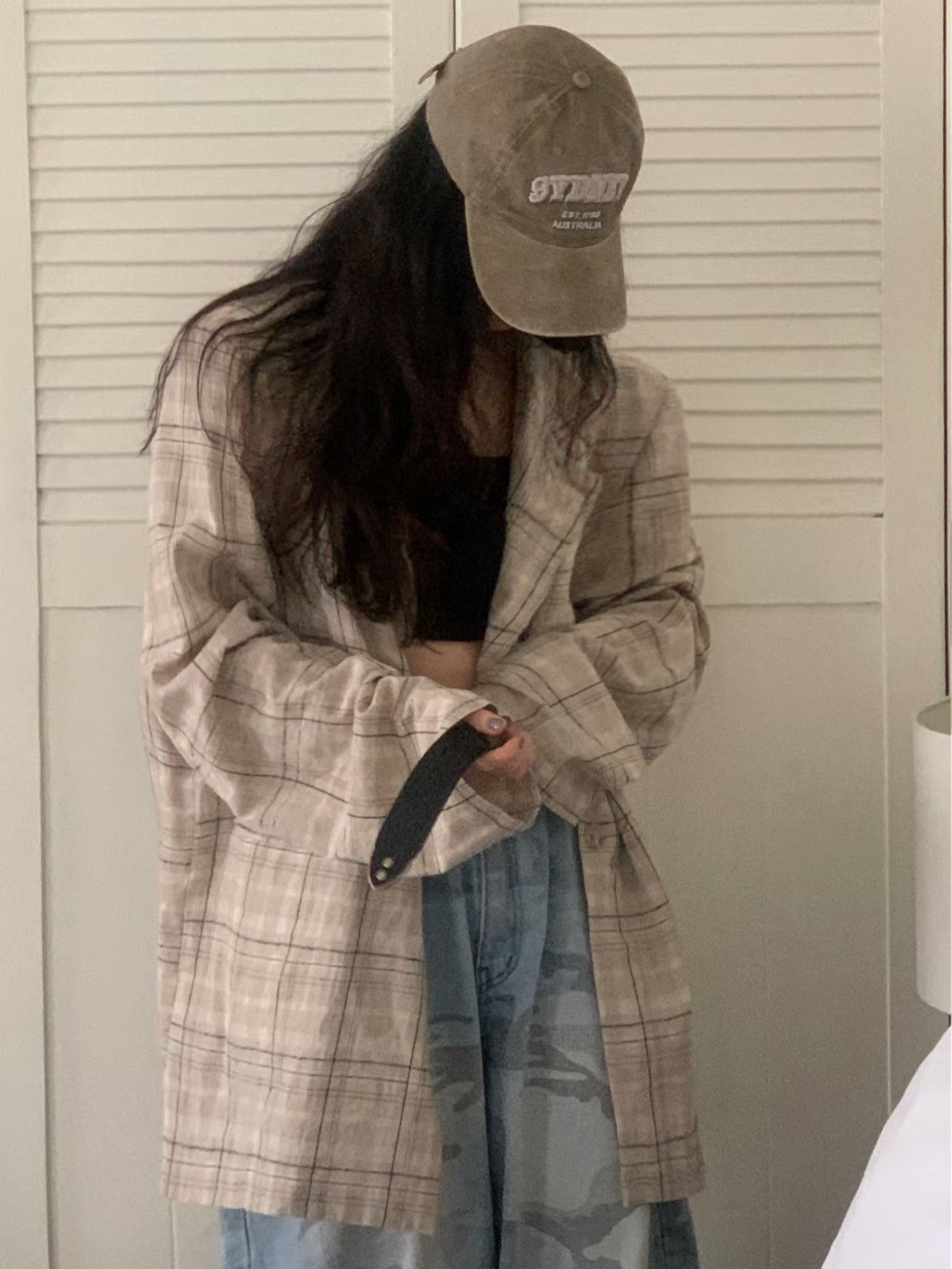 9nine韓國直郵女裝新款真品時尚熱賣休閑26春夏職業人氣夾克9nine夾克