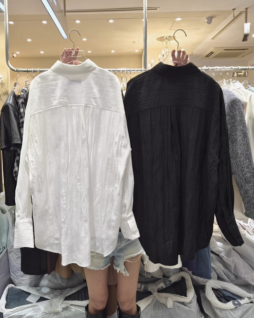 WORK SHOP韓國直郵實拍女裝新品人氣熱賣職業襯衫蕾絲衫Work_shop襯衫/蕾絲衫