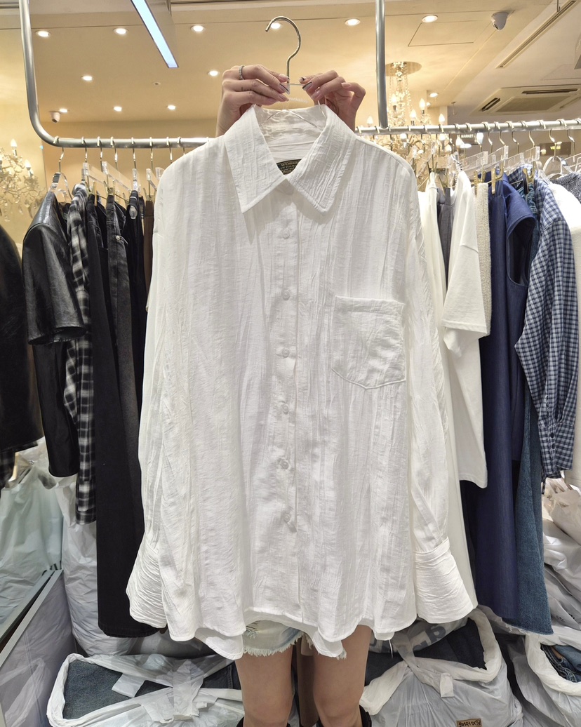 WORK SHOP韓國直郵實拍女裝新品人氣熱賣職業襯衫蕾絲衫Work_shop襯衫/蕾絲衫圖色1