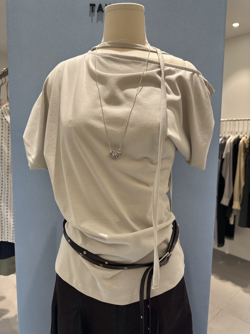 TAKE TEE韓國代購女士新款時尚職業人氣推薦T恤不含腰帶TAKE TEET恤圖色3