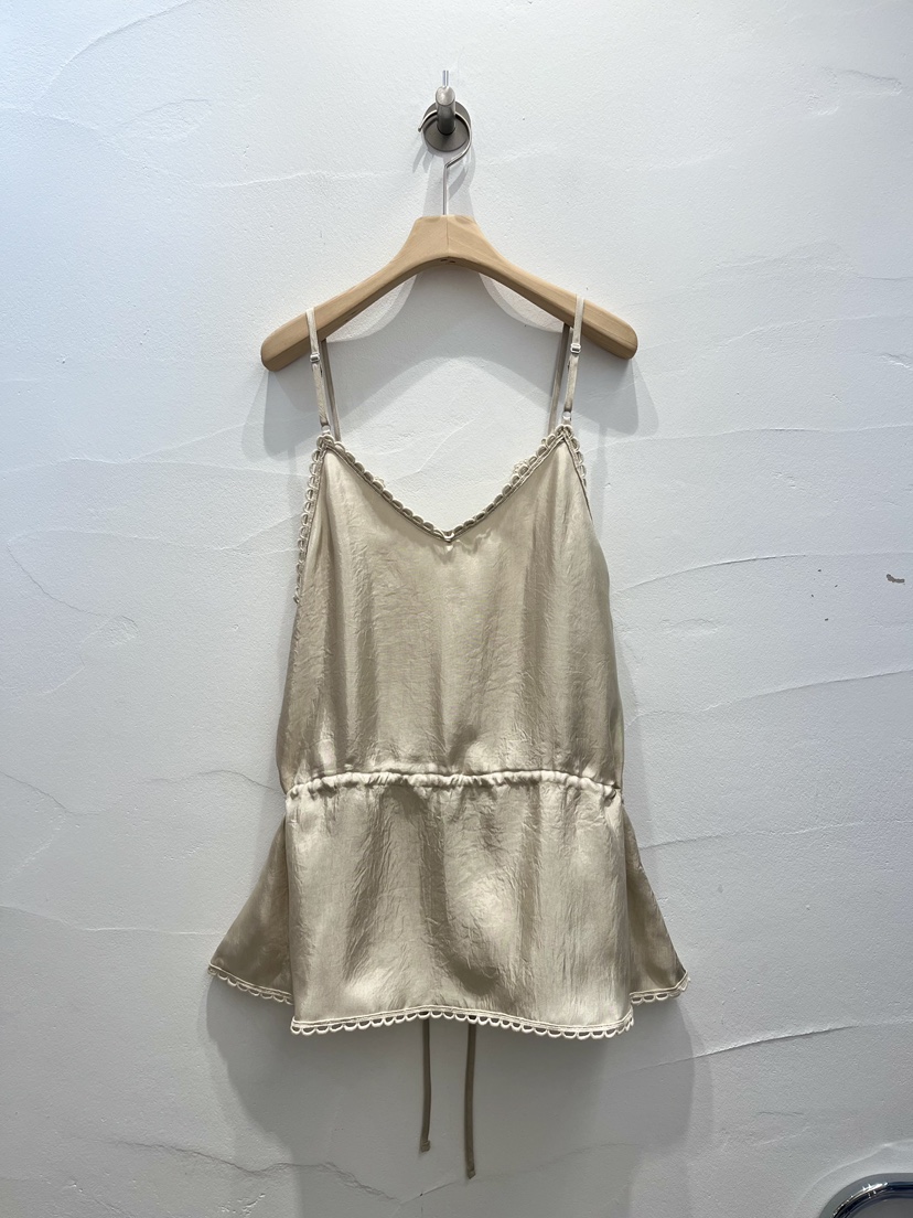 BROWN PAPER-S韓國代購女裝新款推薦時尚吊帶背心復古蕾絲BROWN PAPER-S吊帶/背心