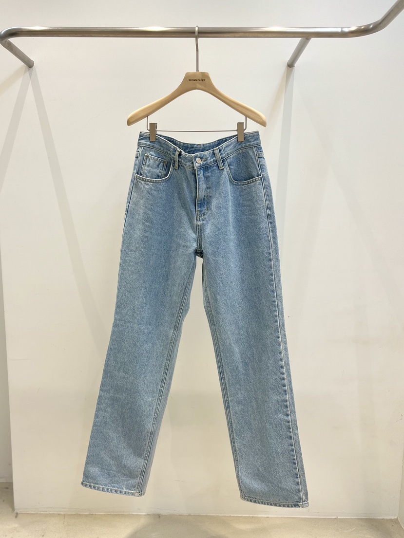 BROWN PAPER-S韓國東大門直郵女裝新款職業時尚人氣牛仔褲BROWN PAPER-S牛仔褲圖色1