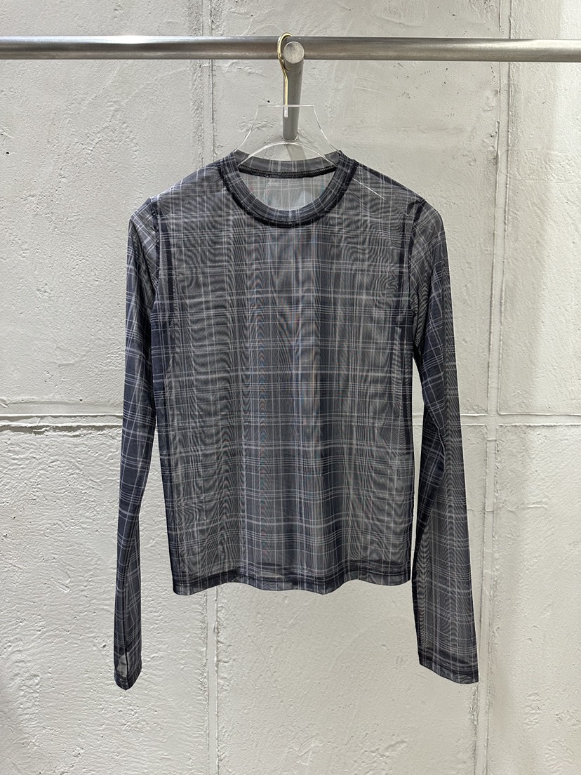 UNICO-p韓國直郵實拍女裝新款熱賣26春夏人氣長袖T恤網眼UNICO長袖T恤圖色1