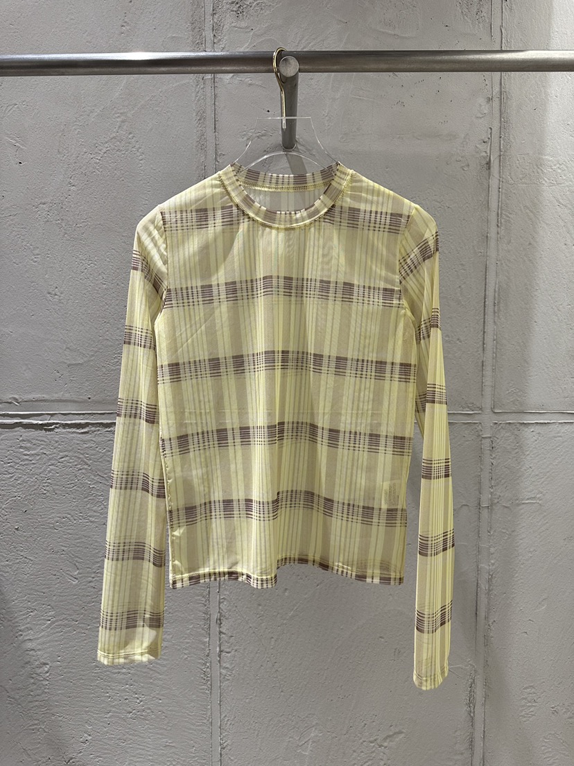 UNICO-p韓國直郵實拍女裝新款熱賣26春夏人氣長袖T恤網眼UNICO長袖T恤圖色2