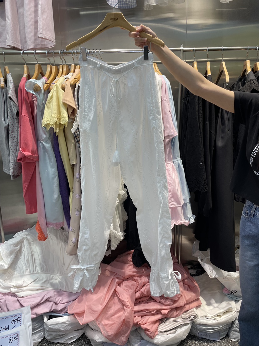 MENDL S韓國直郵女裝新品人氣26春夏熱賣職業休閑褲褶皺MENDL S休閑褲圖色1