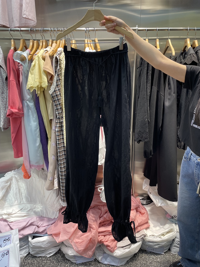 MENDL S韓國直郵女裝新品人氣26春夏熱賣職業休閑褲褶皺MENDL S休閑褲圖色2