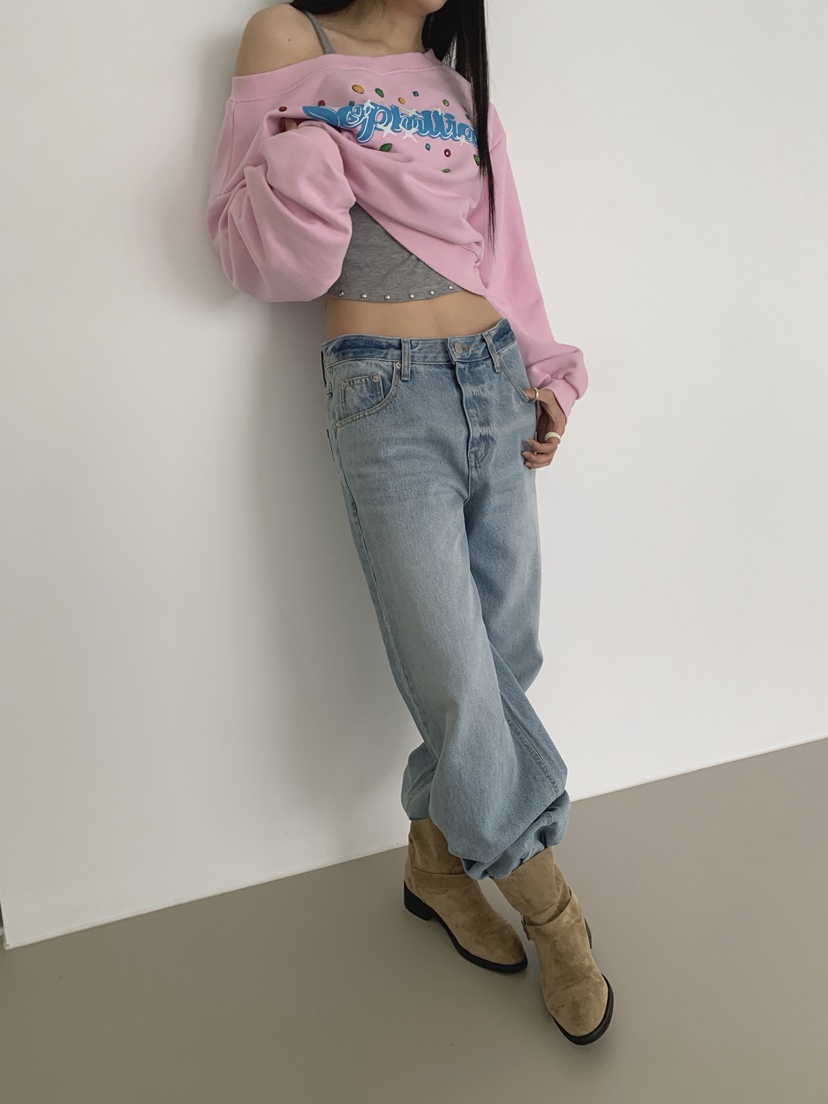 MABE韓國東大門直郵女士新品推薦時尚人氣休閑熱賣牛仔褲MABE牛仔褲