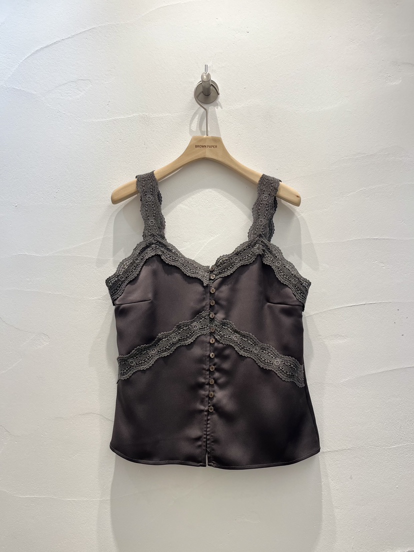 BROWN PAPER-S韓國直郵實拍女裝新品休閑人氣26春夏吊帶背心BROWN PAPER-S吊帶/背心圖色4