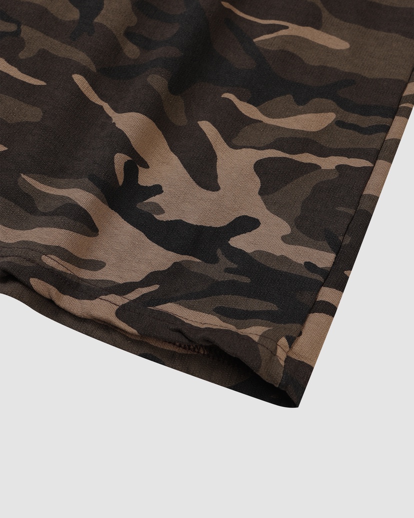 RAWOO/GVR COMPANY韓國東大門直郵女士新款26春夏短褲水洗迷彩RAWOO/GVR COMPANY短褲