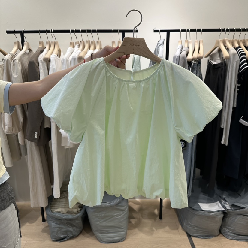 LONG PEAK韓國東大門直郵女裝新品時尚休閑人氣襯衫蕾絲衫LONG PEAK襯衫/蕾絲衫圖色2