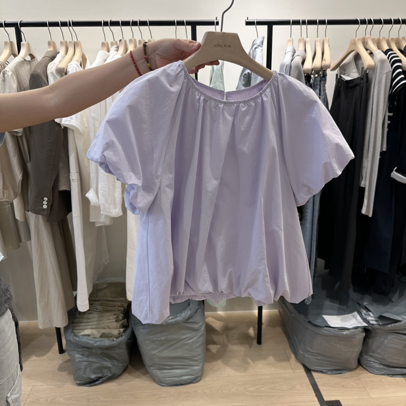 LONG PEAK韓國東大門直郵女裝新品時尚休閑人氣襯衫蕾絲衫LONG PEAK襯衫/蕾絲衫圖色3