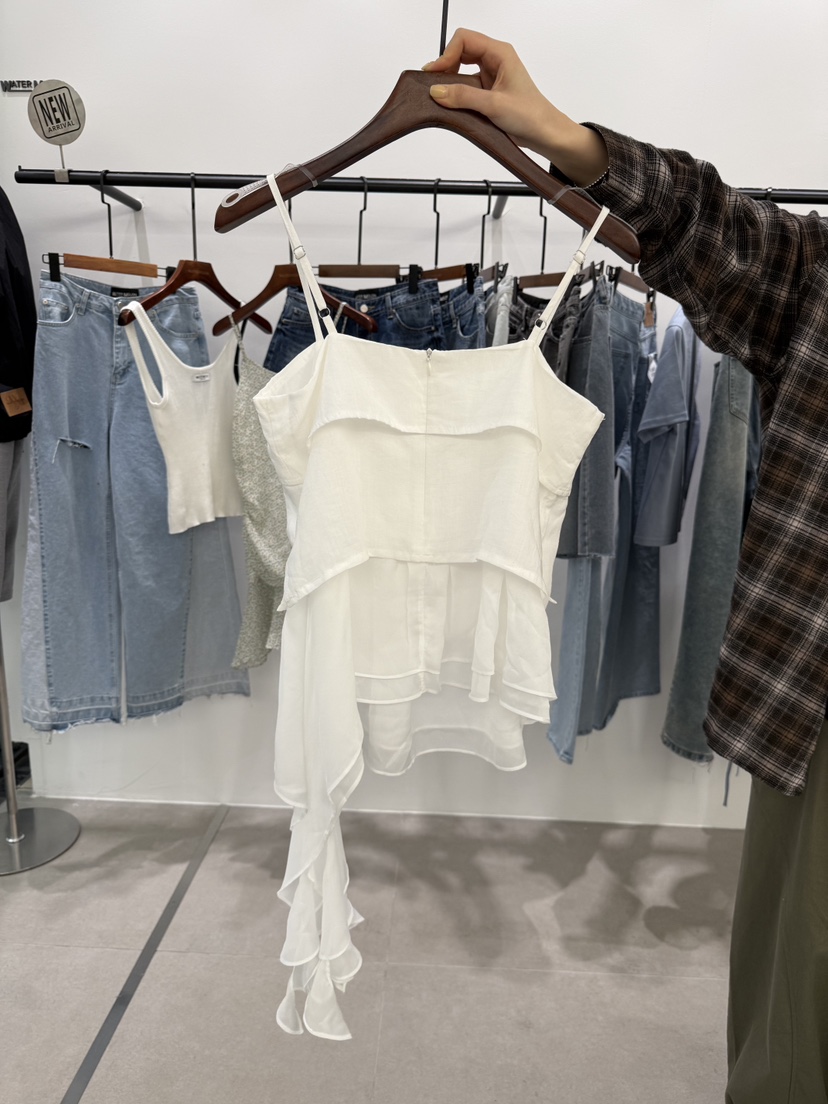 WATERMELON韓國東大門直郵女士新款休閑職業時尚吊帶背心WATER MELON吊帶/背心