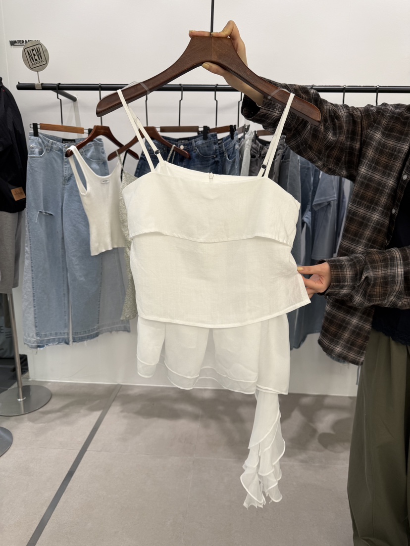 WATERMELON韓國東大門直郵女士新款休閑職業時尚吊帶背心WATER MELON吊帶/背心圖色1