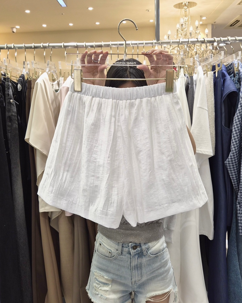WORK SHOP韓國東大門直郵女裝新品熱賣休閑時尚人氣短褲Work_shop短褲