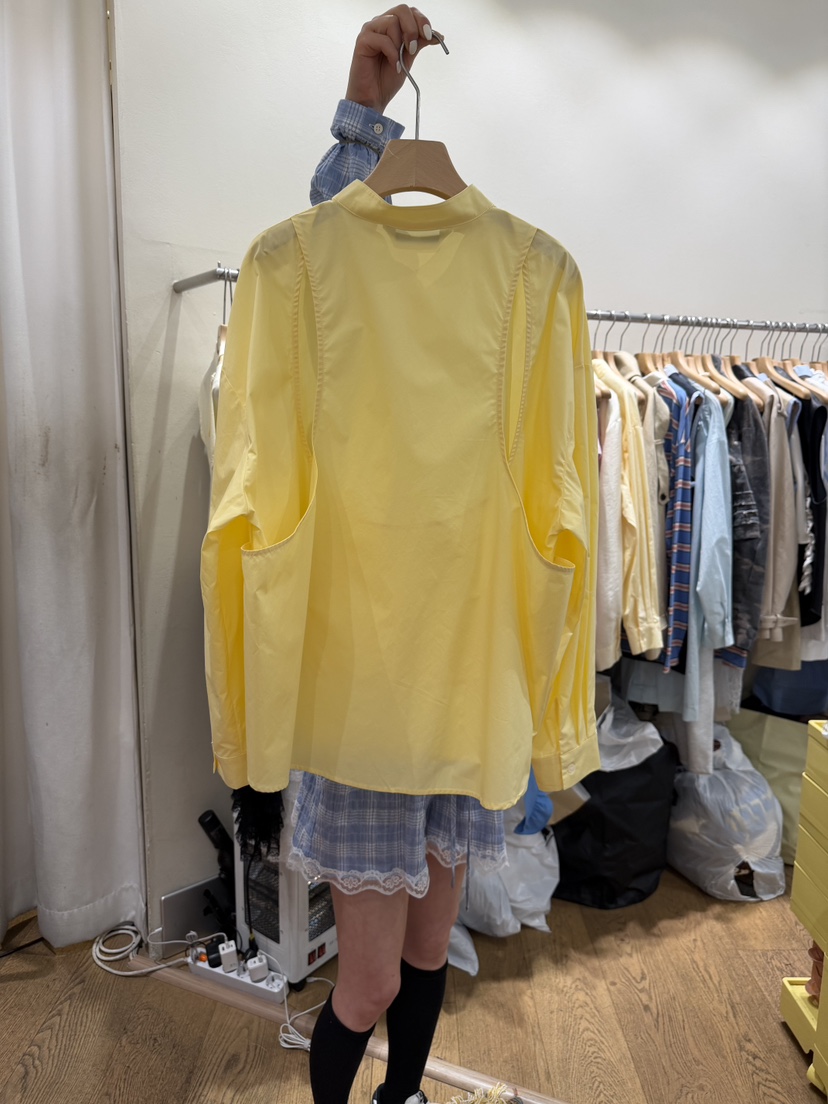 AUVERFIT韓國直郵實拍女士新品26春夏熱賣時尚襯衫蕾絲衫AUVERFIT襯衫/蕾絲衫