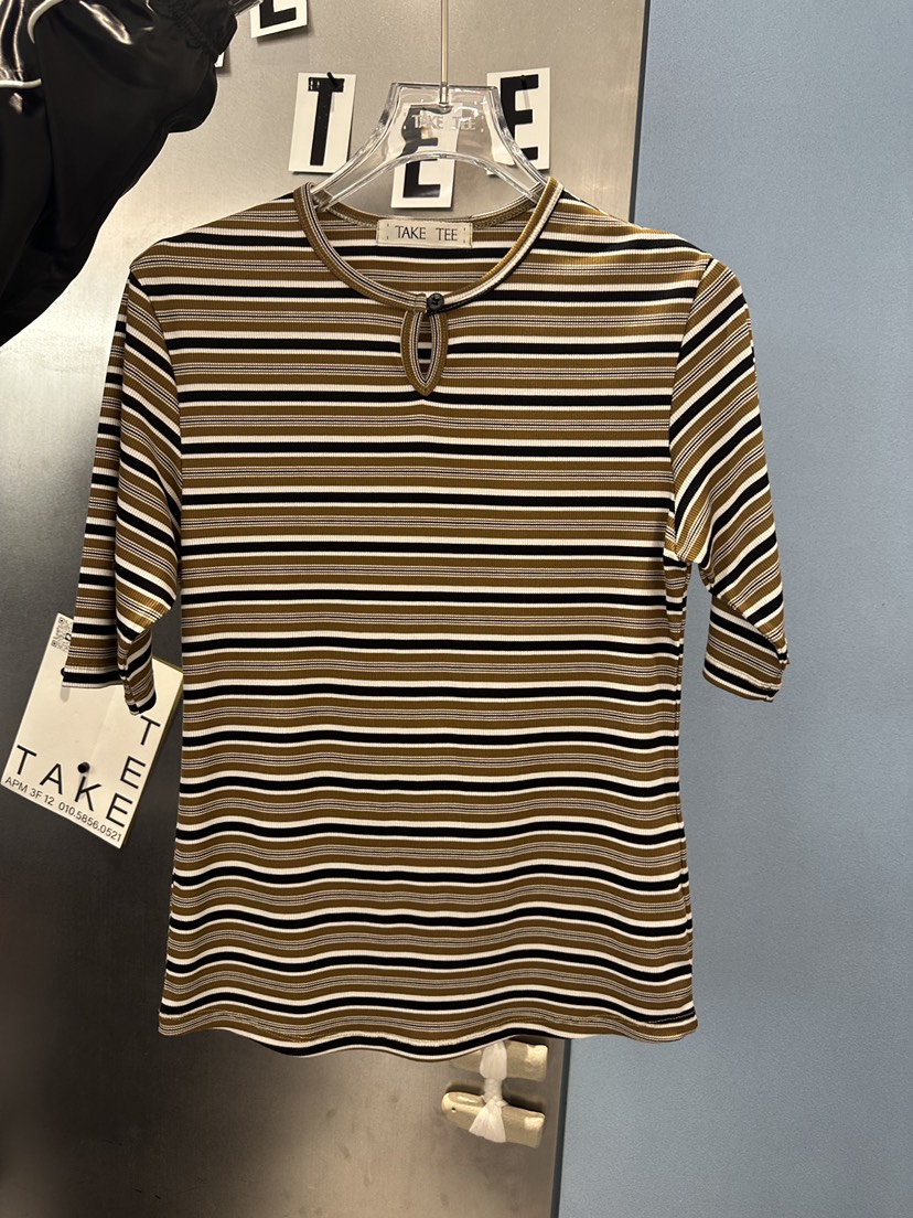 TAKE TEE韓國直郵實拍女裝新品休閑職業26春夏推薦時尚T恤TAKE TEET恤圖色1