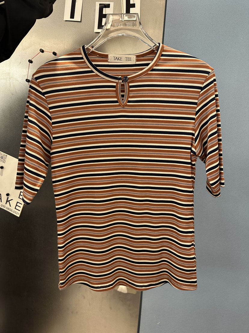 TAKE TEE韓國直郵實拍女裝新品休閑職業26春夏推薦時尚T恤TAKE TEET恤圖色2