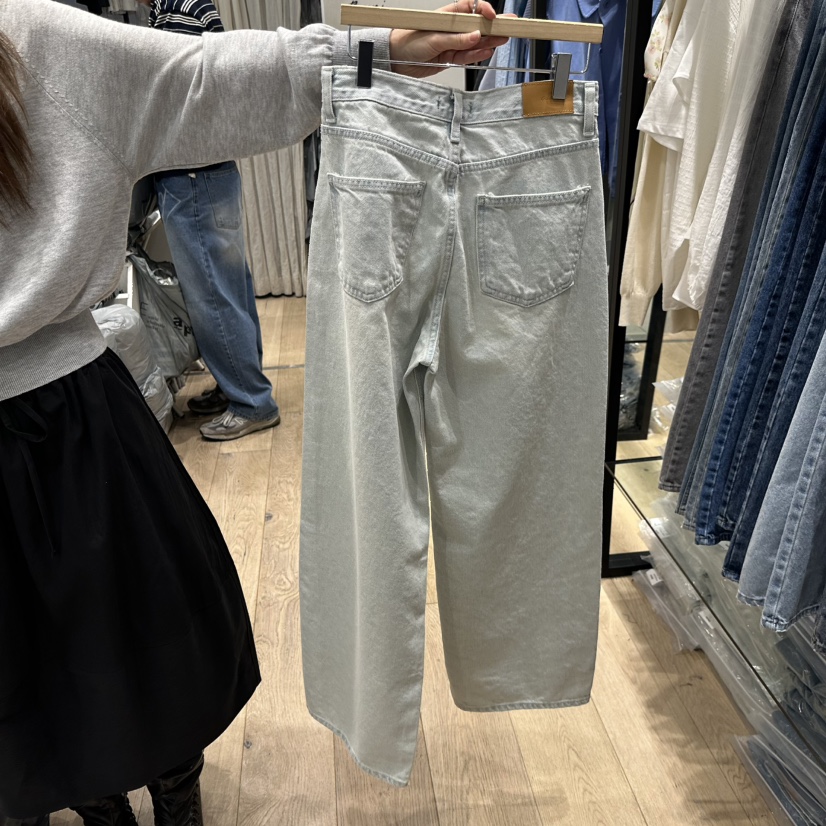 BRUNI/RICOTTA韓國代購女裝新款26春夏推薦人氣休閑牛仔褲BRUNI/RICOTTA牛仔褲