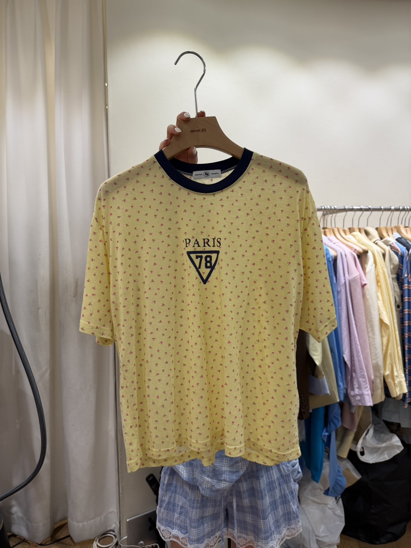 AUVERFIT韓國直郵實拍女士新品26春夏推薦時尚職業熱賣T恤AUVERFITT恤圖色1