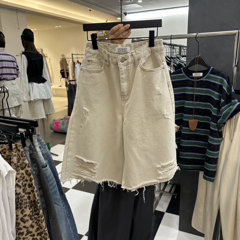 LADYBLACK/THE BLACK韓國直郵實拍女裝新品休閑26春夏短褲LADYBLACK/THE BLACK短褲圖色1