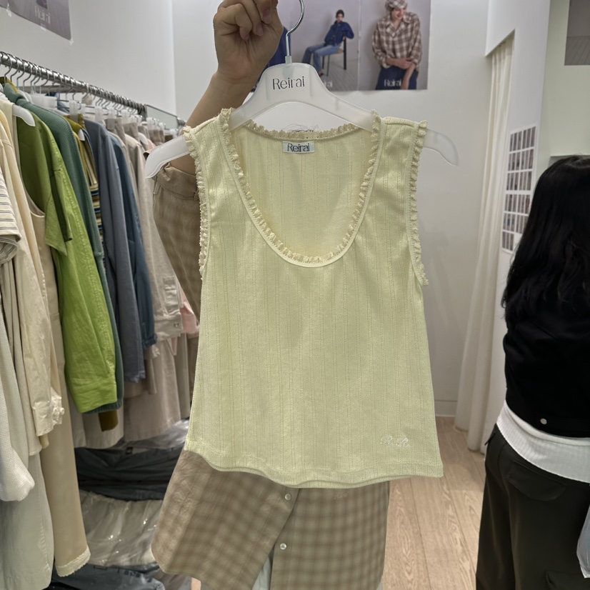 REIRAI韓國直郵實拍女裝新品時尚推薦職業26春夏吊帶背心Reirai吊帶/背心圖色2