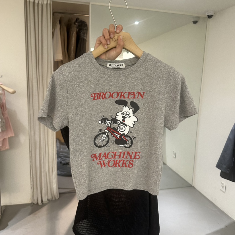 VAULT韓國直郵女裝新品熱賣推薦職業休閑人氣時尚26春夏T恤VAULTT恤圖色2