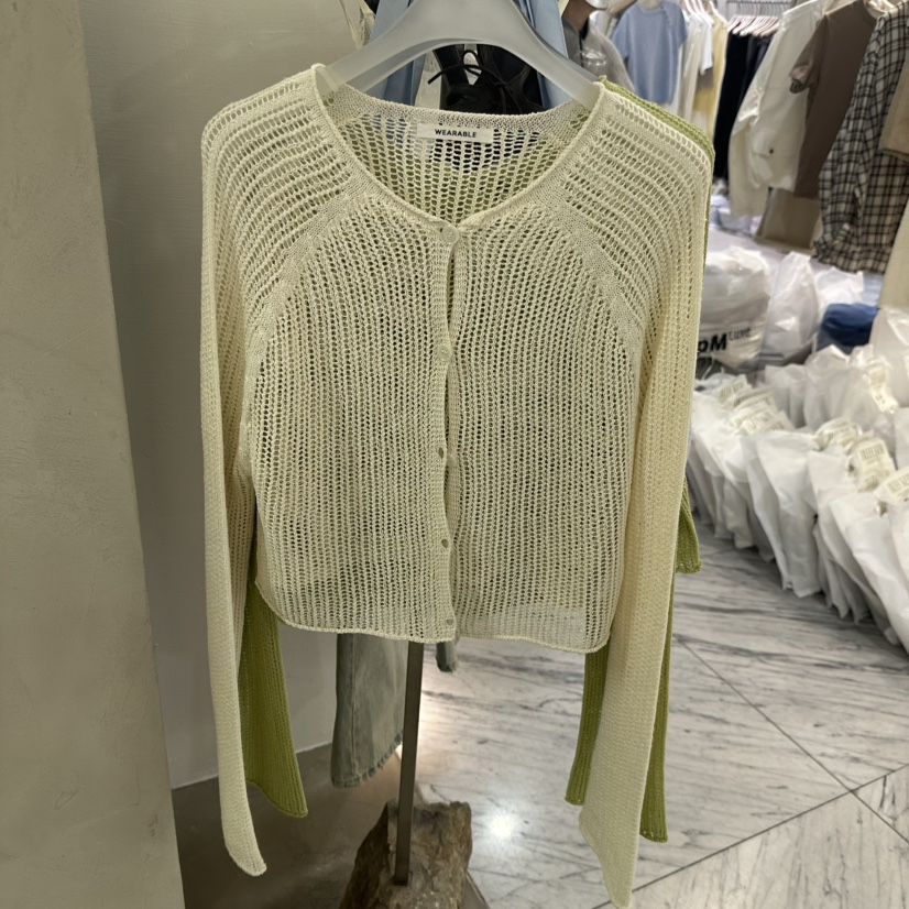 WEARABLE-L韓國直郵實拍女士新品職業熱賣人氣26春夏針織衫WEARABLE針織衫圖色2