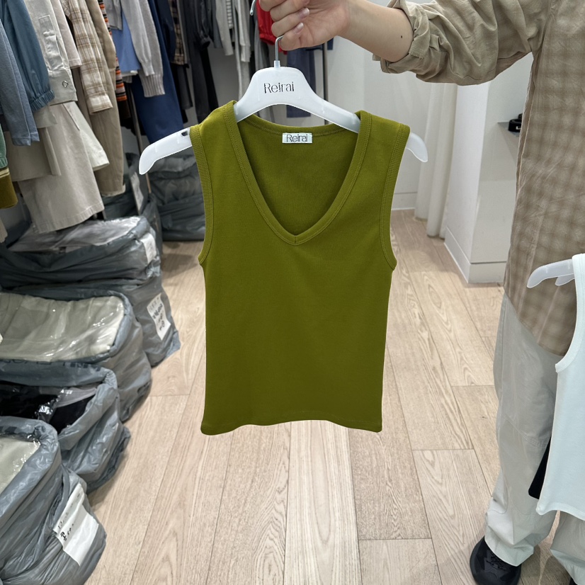 REIRAI韓國東大門直郵女士新款推薦人氣時尚熱賣吊帶背心Reirai吊帶/背心圖色2