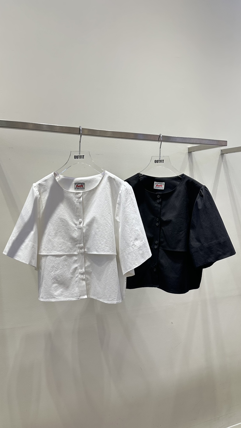 OUTFIT韓國東大門直郵女士新品推薦熱賣休閑時尚襯衫蕾絲衫OUTFIT襯衫/蕾絲衫