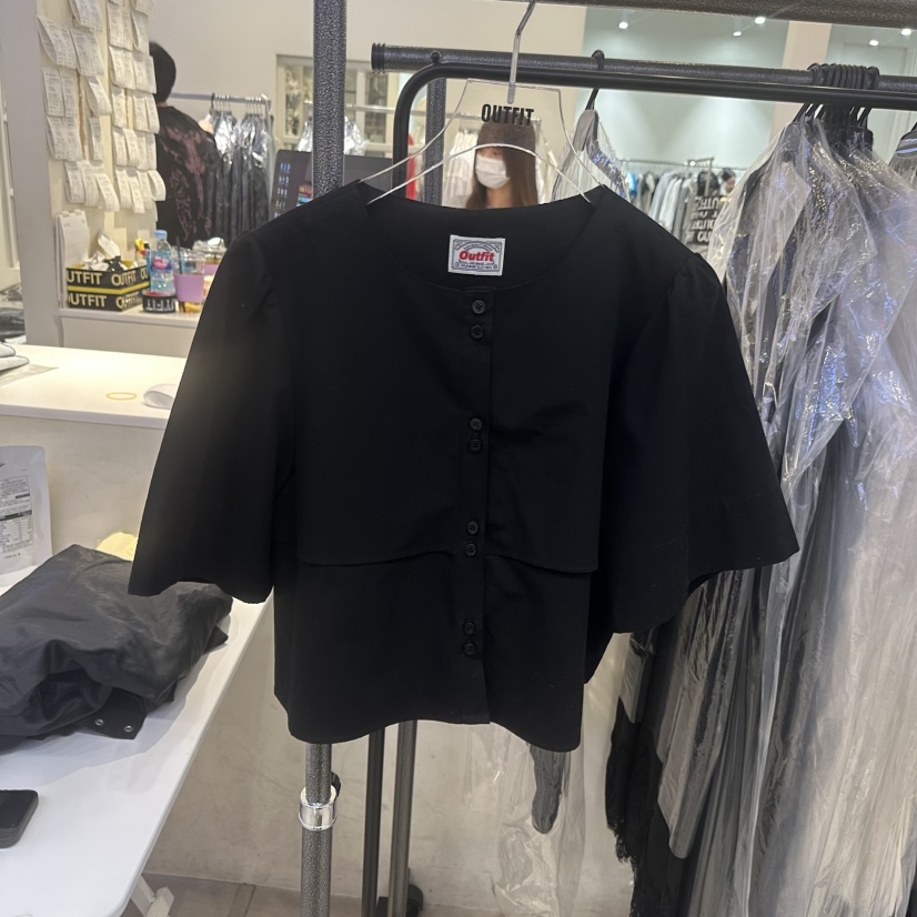 OUTFIT韓國東大門直郵女士新品推薦熱賣休閑時尚襯衫蕾絲衫OUTFIT襯衫/蕾絲衫圖色2