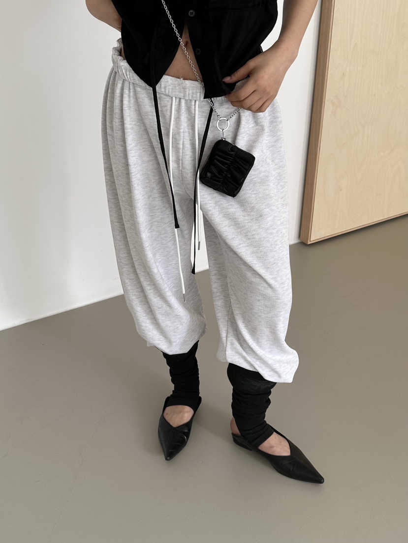 VIVE韓國直郵女士新品熱賣休閑人氣推薦26春夏休閑褲華夫格VIVE休閑褲