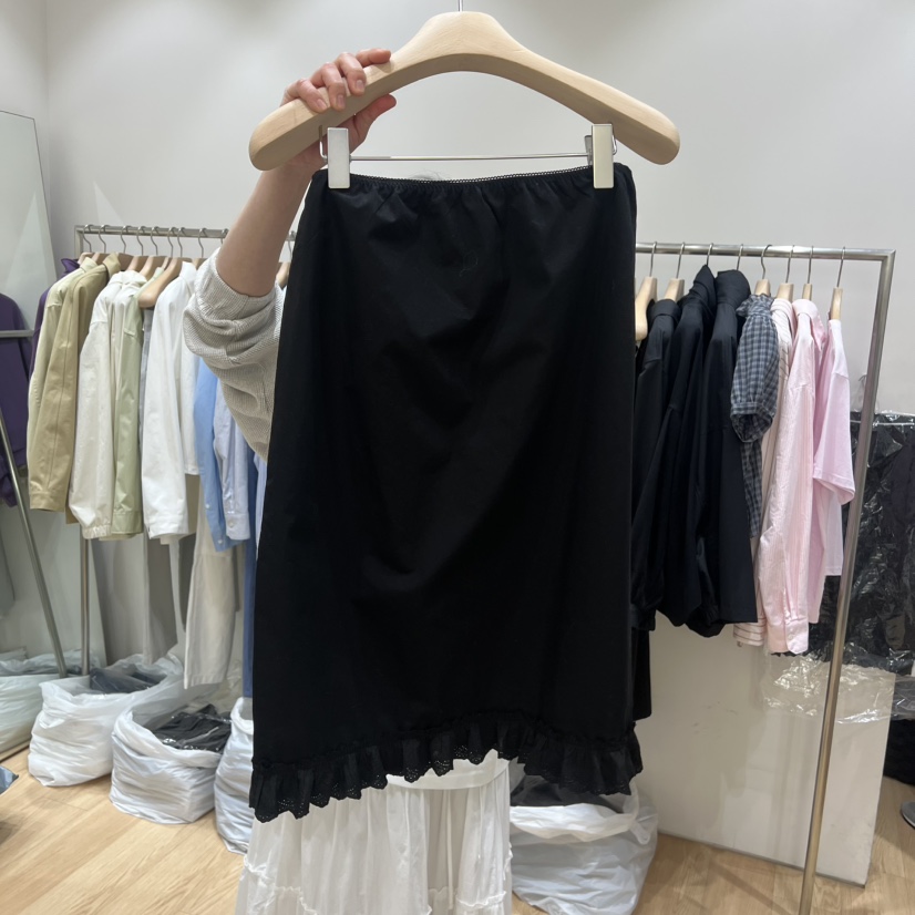 HAUS-A韓國直郵實拍女裝新品時尚推薦26春夏半身裙中短裙蕾絲HAUSWOMEN半身裙/中短裙