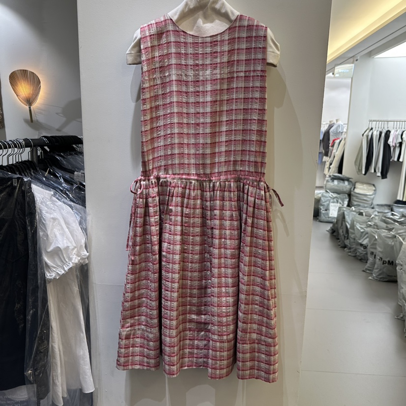 FURE韓國東大門代購女士新款熱賣職業推薦人氣連衣裙格紋FURE連衣裙圖色1