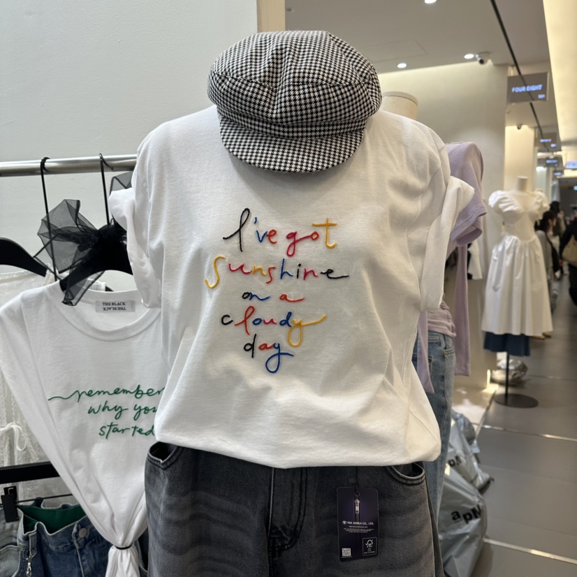 LADYBLACK/THE BLACK韓國東大門直郵女裝新款時尚人氣T恤LADYBLACK/THE BLACKT恤