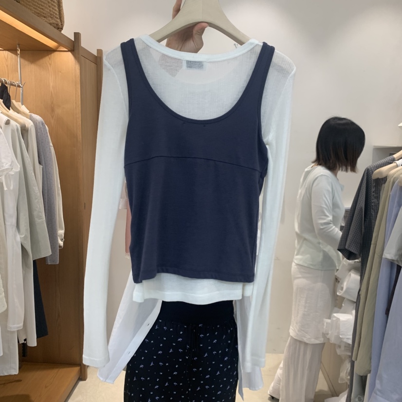 VELVET UNDERGROUND韓國東大門代購女裝新品26春夏吊帶背心VELVET UNDERGROUND吊帶/背心