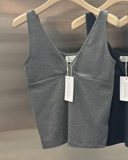 VELVET UNDERGROUND韓國東大門代購女裝新品26春夏吊帶背心VELVET UNDERGROUND吊帶/背心圖色2