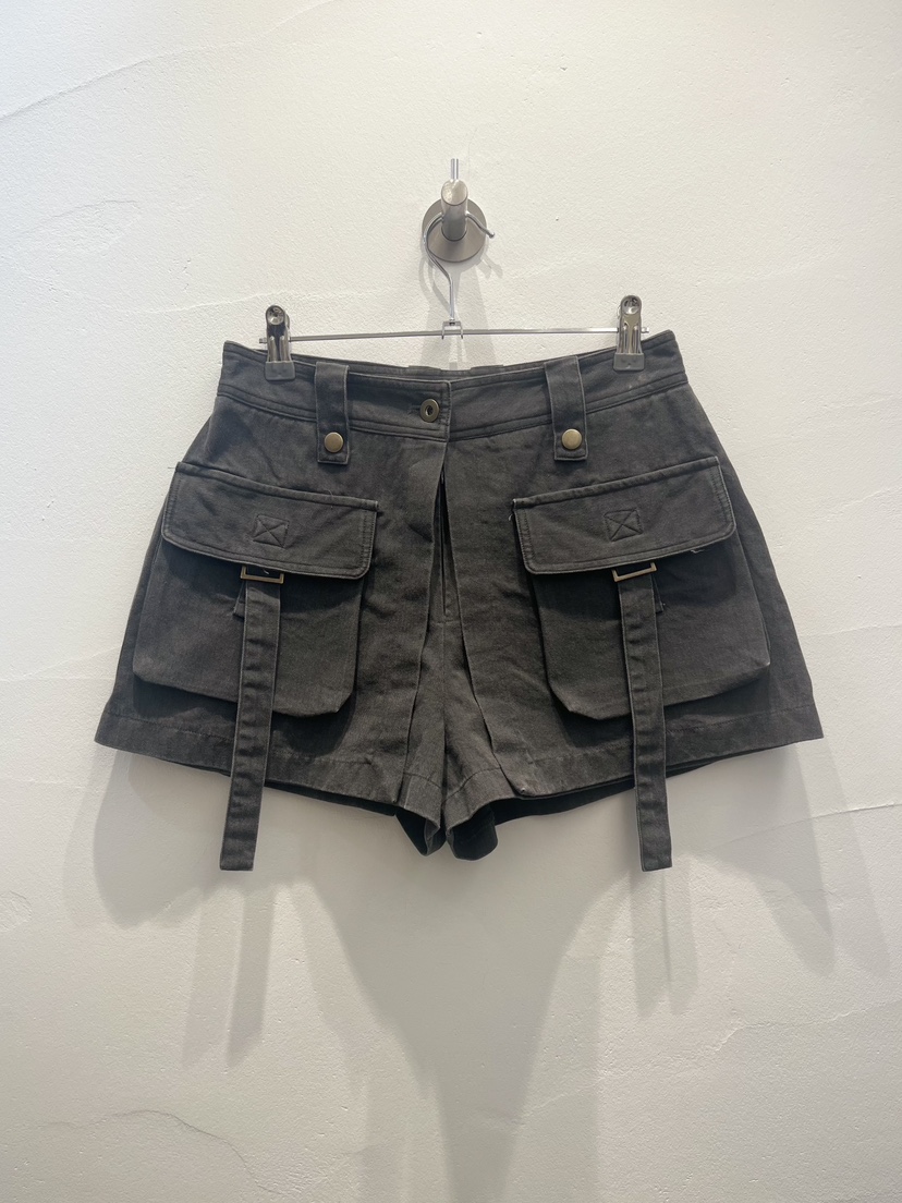 BROWN PAPER-S韓國代購女士新款推薦熱賣人氣時尚短褲工裝BROWN PAPER-S短褲圖色2