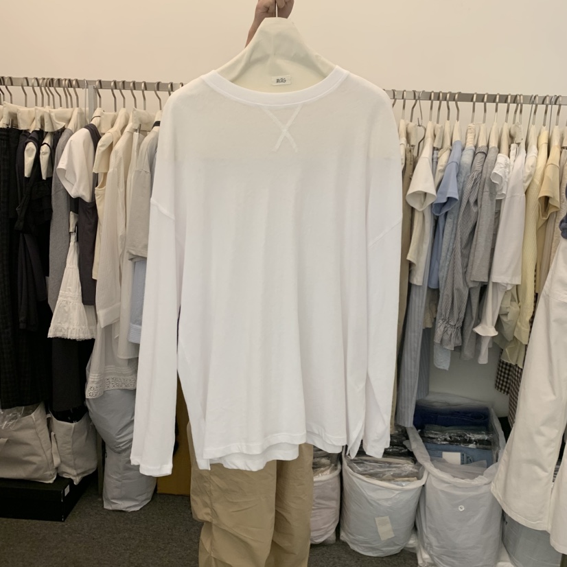 MAG韓國代購女裝新品時尚26春夏人氣職業推薦熱賣長袖T恤MAG長袖T恤圖色1