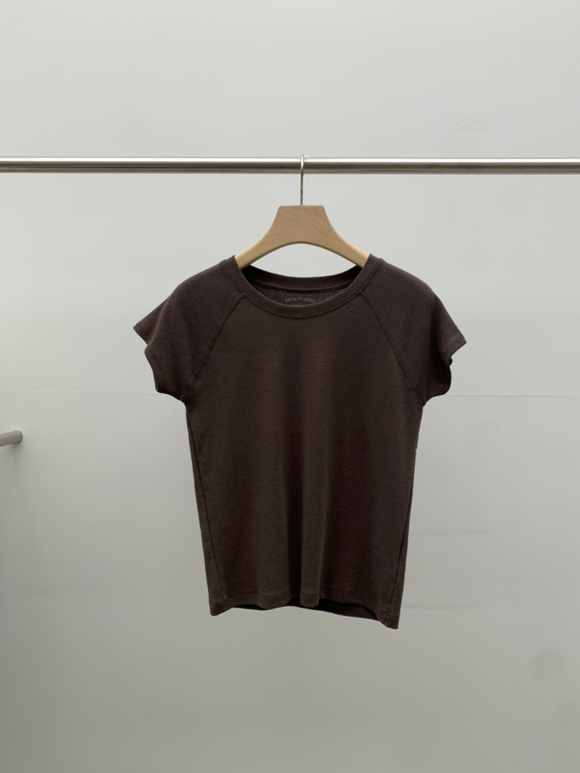 LEGACY BONE韓國直郵女士新款職業26春夏人氣休閑時尚T恤LEGACY BONET恤圖色3棕色