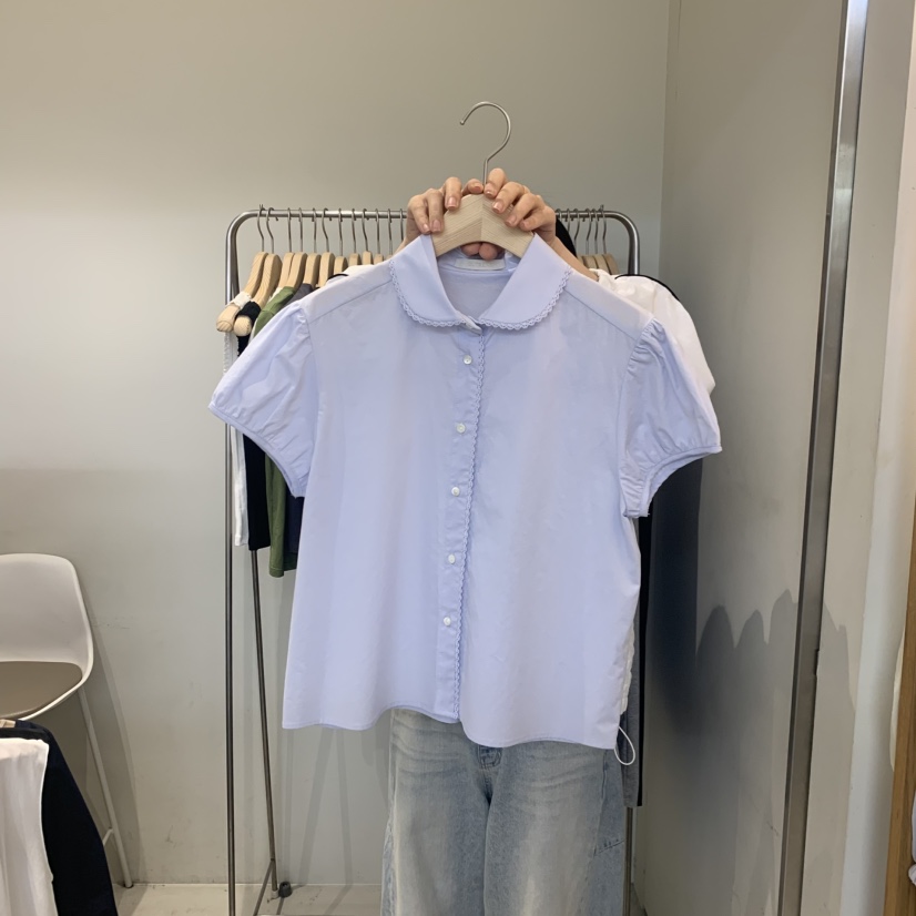 OUTRENE韓國直郵女裝新品熱賣26春夏推薦休閑職業襯衫蕾絲衫OUTRENE襯衫/蕾絲衫圖色3