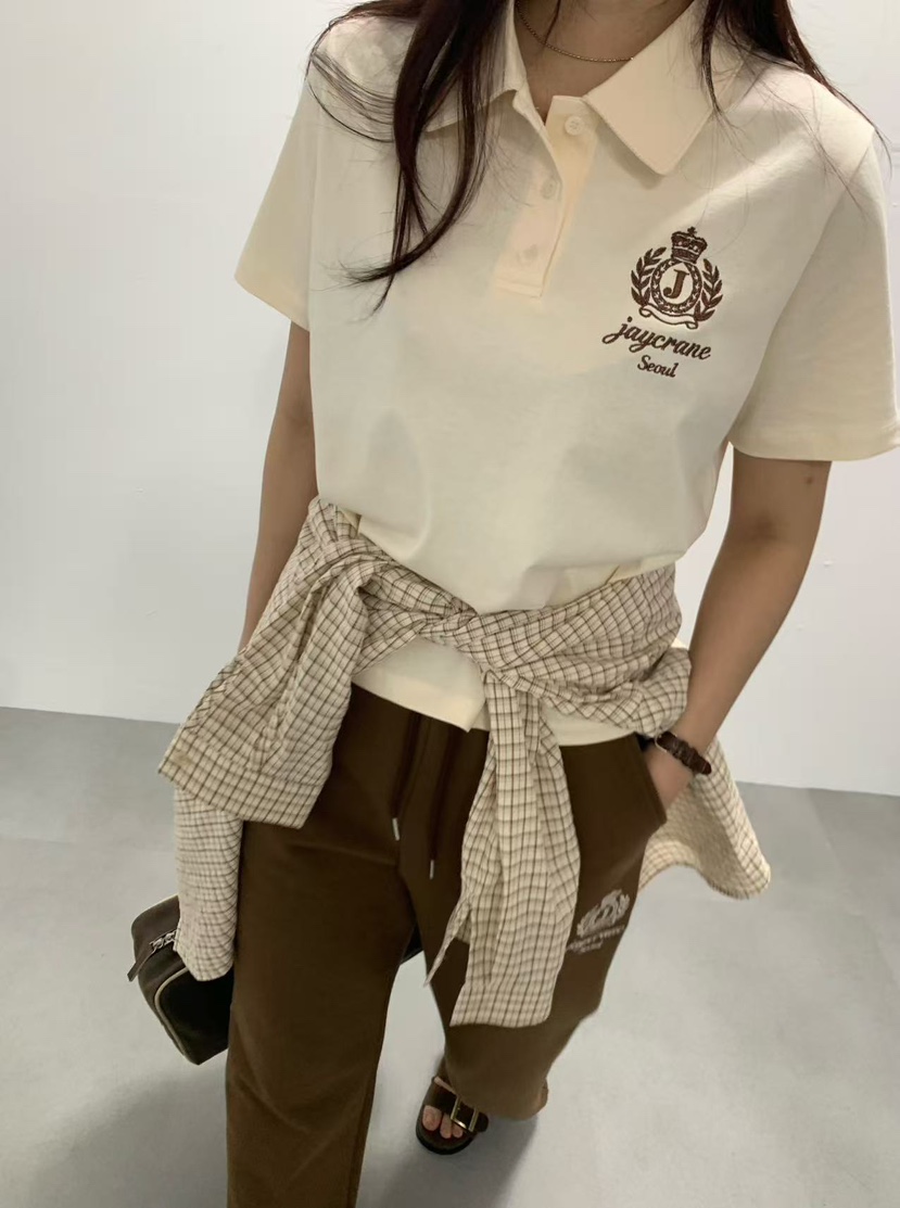 J CRANE-A韓國直郵實拍女裝新品職業休閑熱賣推薦人氣T恤J CRANET恤