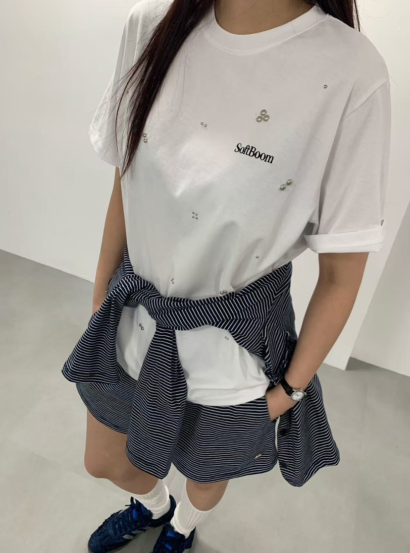 J CRANE-A韓國直郵女士新款熱賣推薦人氣休閑T恤不含配飾J CRANET恤