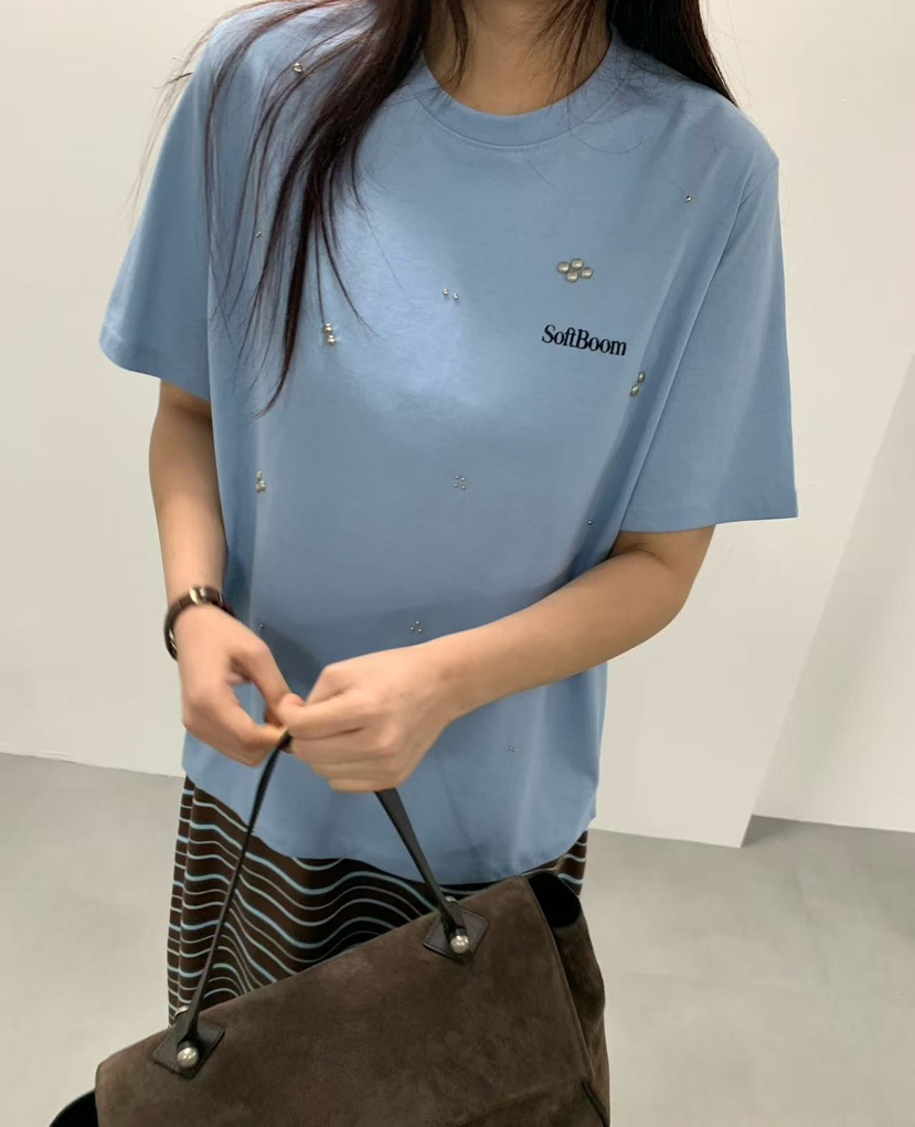 J CRANE-A韓國直郵女士新款熱賣推薦人氣休閑T恤不含配飾J CRANET恤圖色2