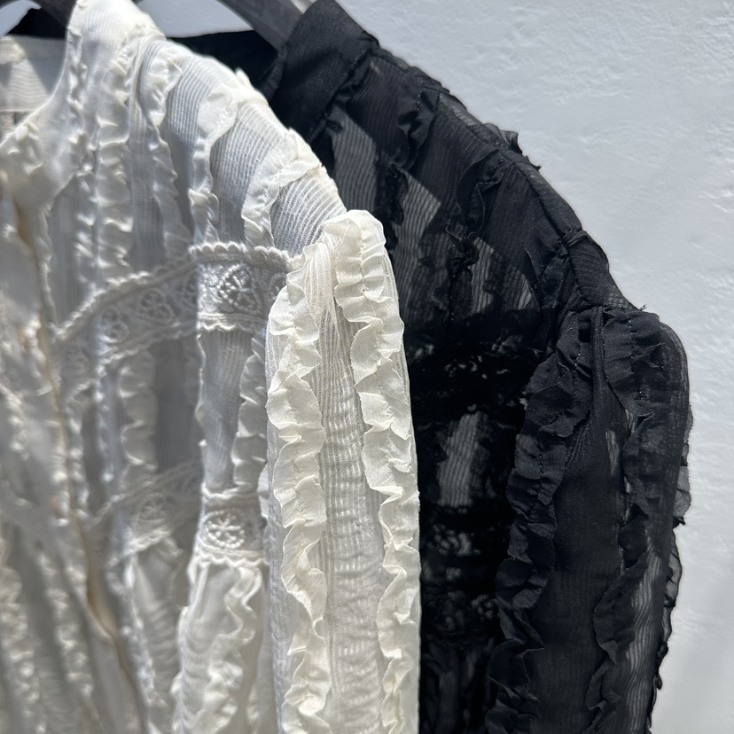 TRIPLE SEVEN韓國東大門代購女裝新款26春夏襯衫蕾絲衫蕾絲TRIPLE SEVEN襯衫/蕾絲衫