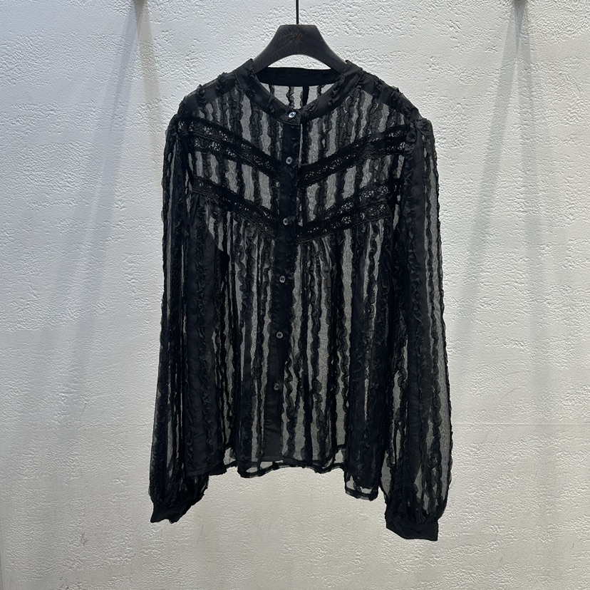 TRIPLE SEVEN韓國東大門代購女裝新款26春夏襯衫蕾絲衫蕾絲TRIPLE SEVEN襯衫/蕾絲衫圖色2